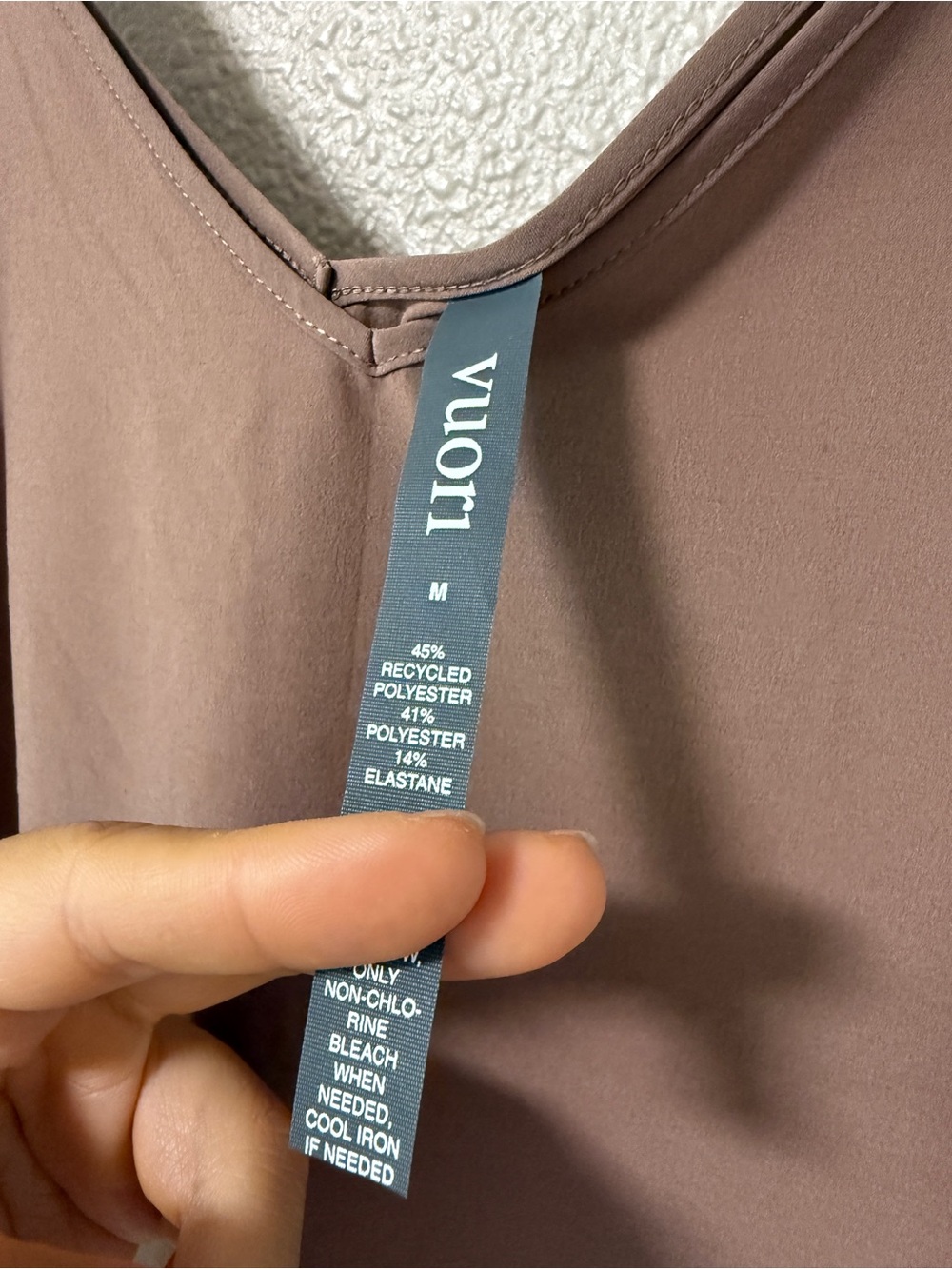 NWOT Vuori Cami Tank Brown Tan Casual Everyday Summer Neutral Athleisure M - Picture 4 of 5